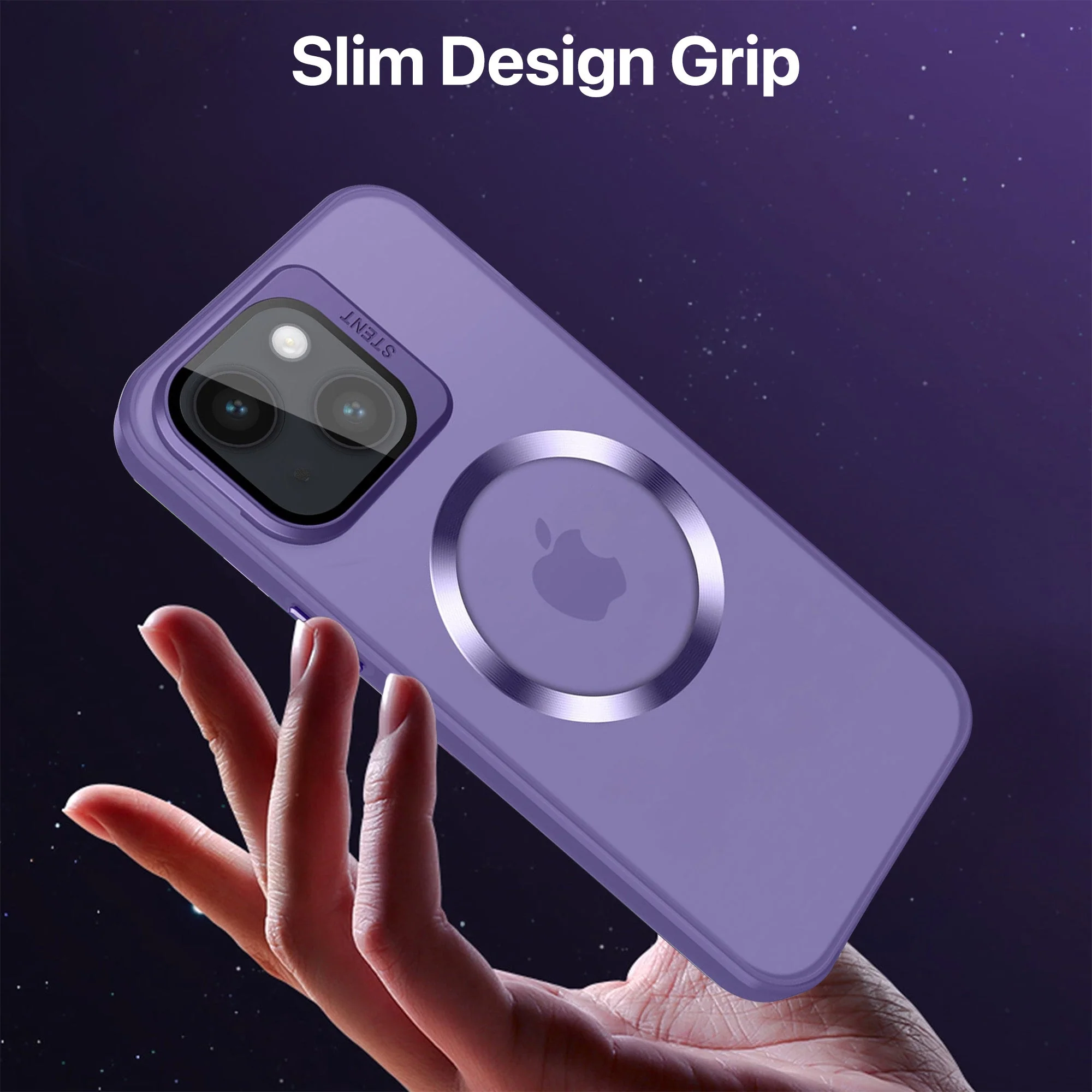 Vaku ® Apple iPhone 15 Plus Rime Frosted Magnetic Magpro Translucent Back Cover - Image 10
