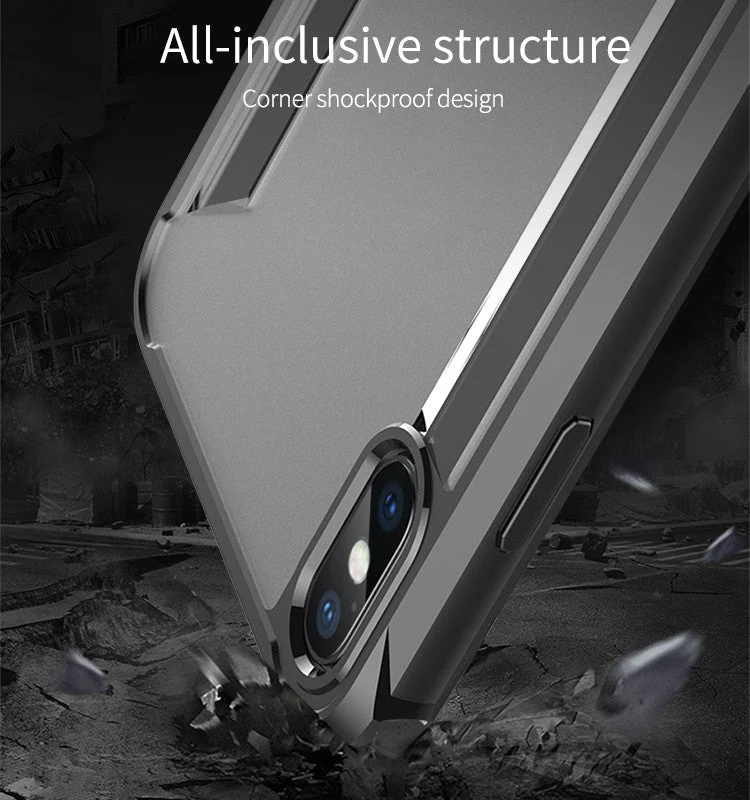 VAKU® For Apple iPhone X / XS Hybrid Protective Clear Case Back Cover - Image 11