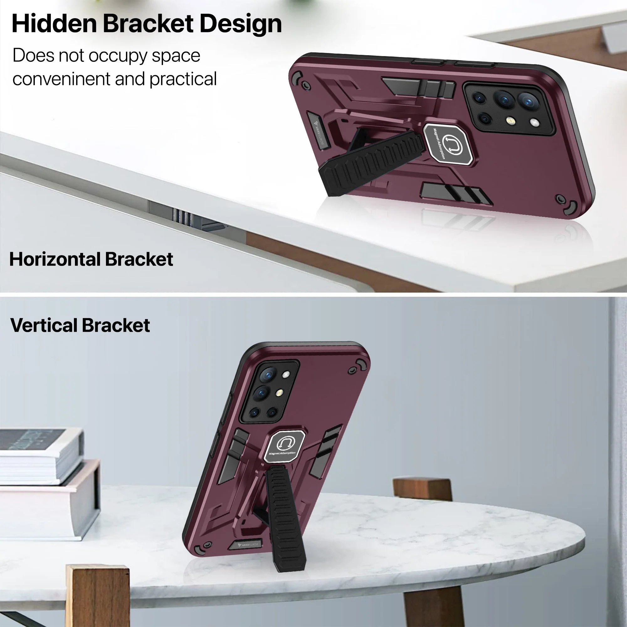 Vaku ® OnePlus 9R Valor Military Grade Shockproof Back Cover - Image 9