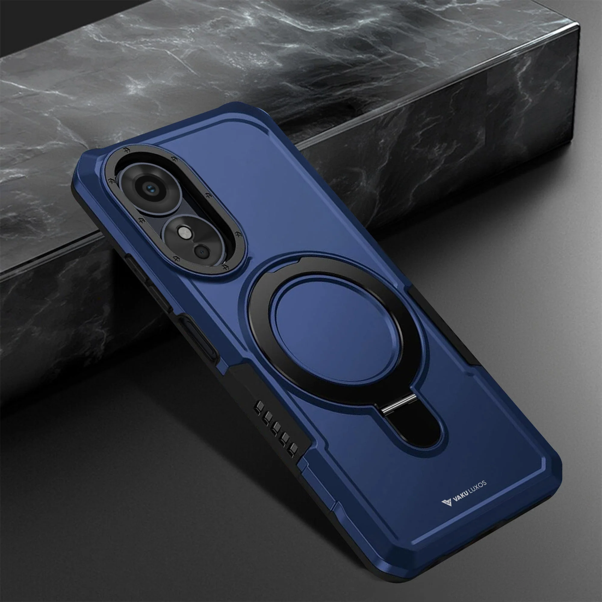 Vaku ® Oppo A17 Astor Military Grade Armor Protective Back cover - Image 2