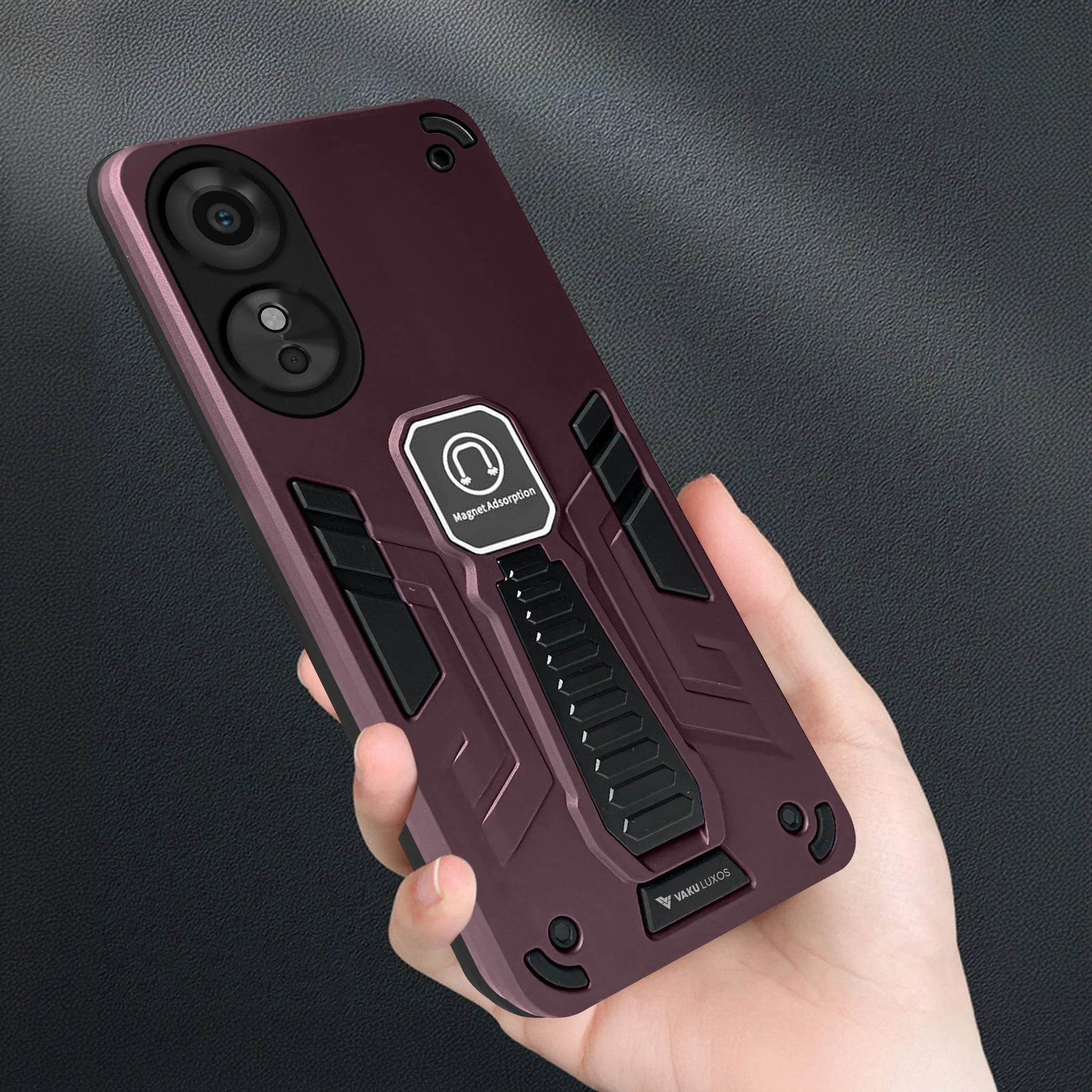 Vaku ® Oppo A17 Valor Military Grade Shockproof Back Cover - Image 2