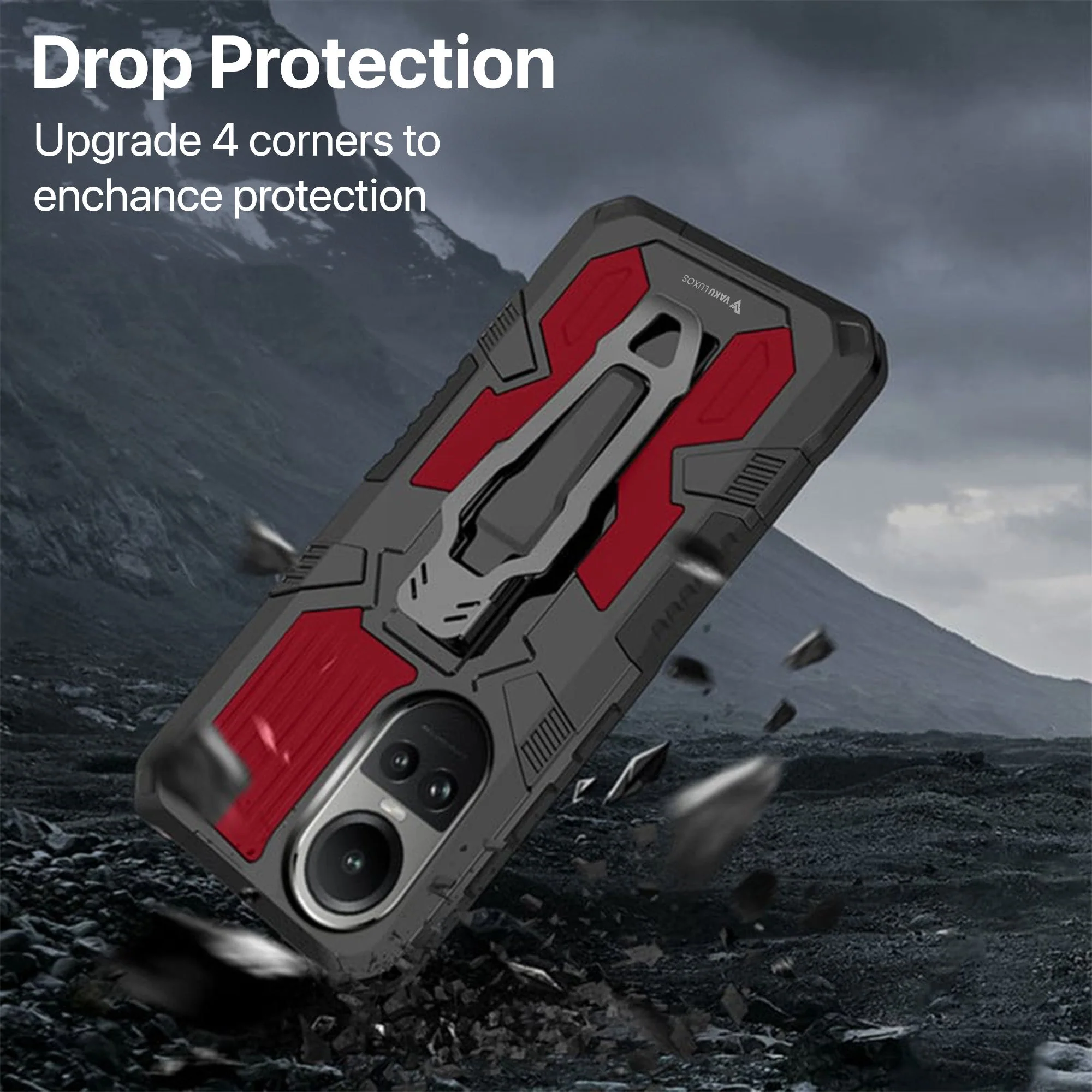Vaku ® Oppo Reno10 5G Vanguard Military Grade Back Cover - Image 6