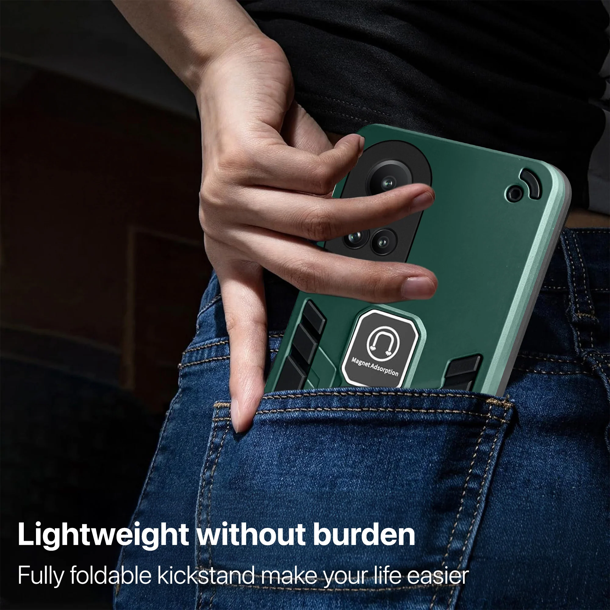 Vaku ® Oppo Reno10 Pro 5G Valor Military Grade Back Cover - Image 2