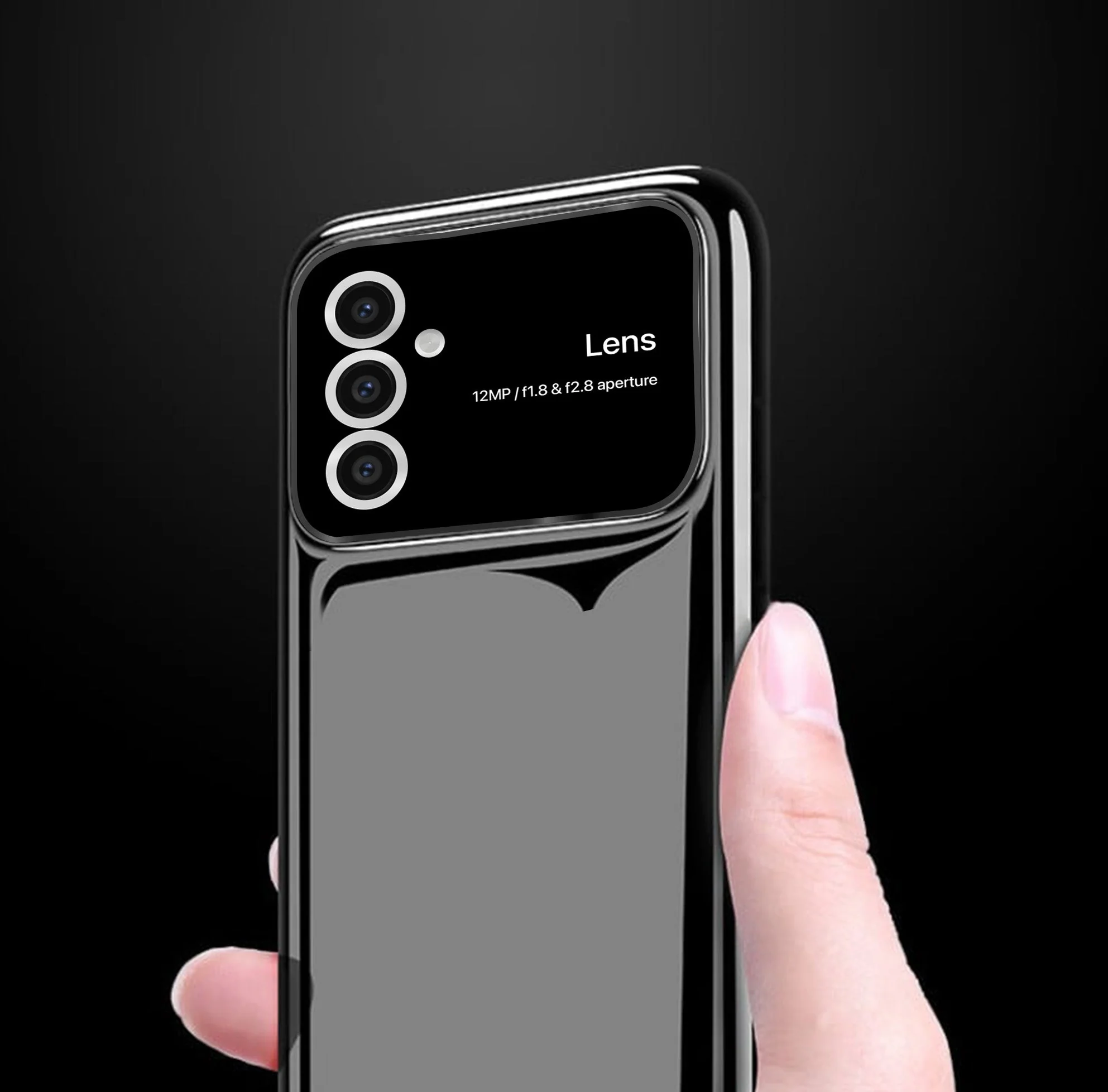 Vaku ® Samsung Galaxy A24 4G Polarized Large Window Glass Camera Protector Back Cover - Image 5