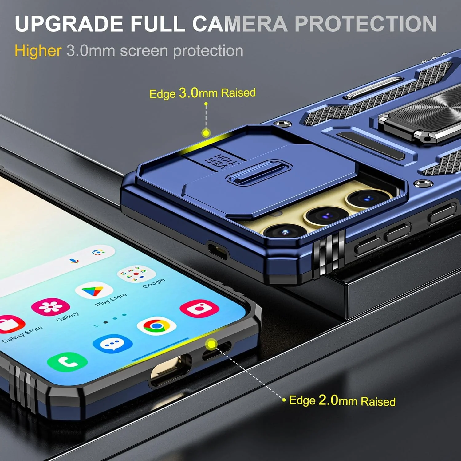 Vaku ® Samsung Galaxy A35 5G Aegis Armor Slide Camera Protection Back Cover - Image 7