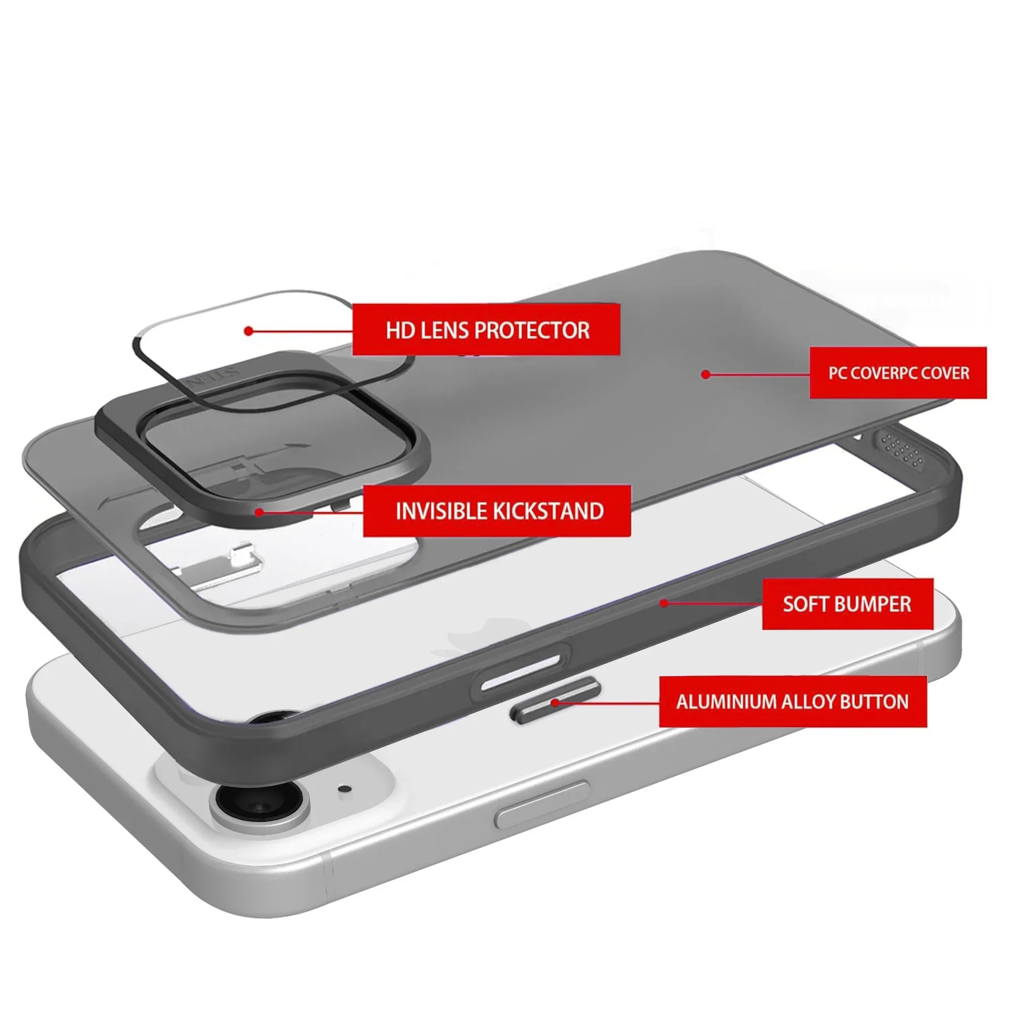 Vaku ® Samsung Galaxy A53 5G Rime Frosted Translucent Back Cover - Image 3