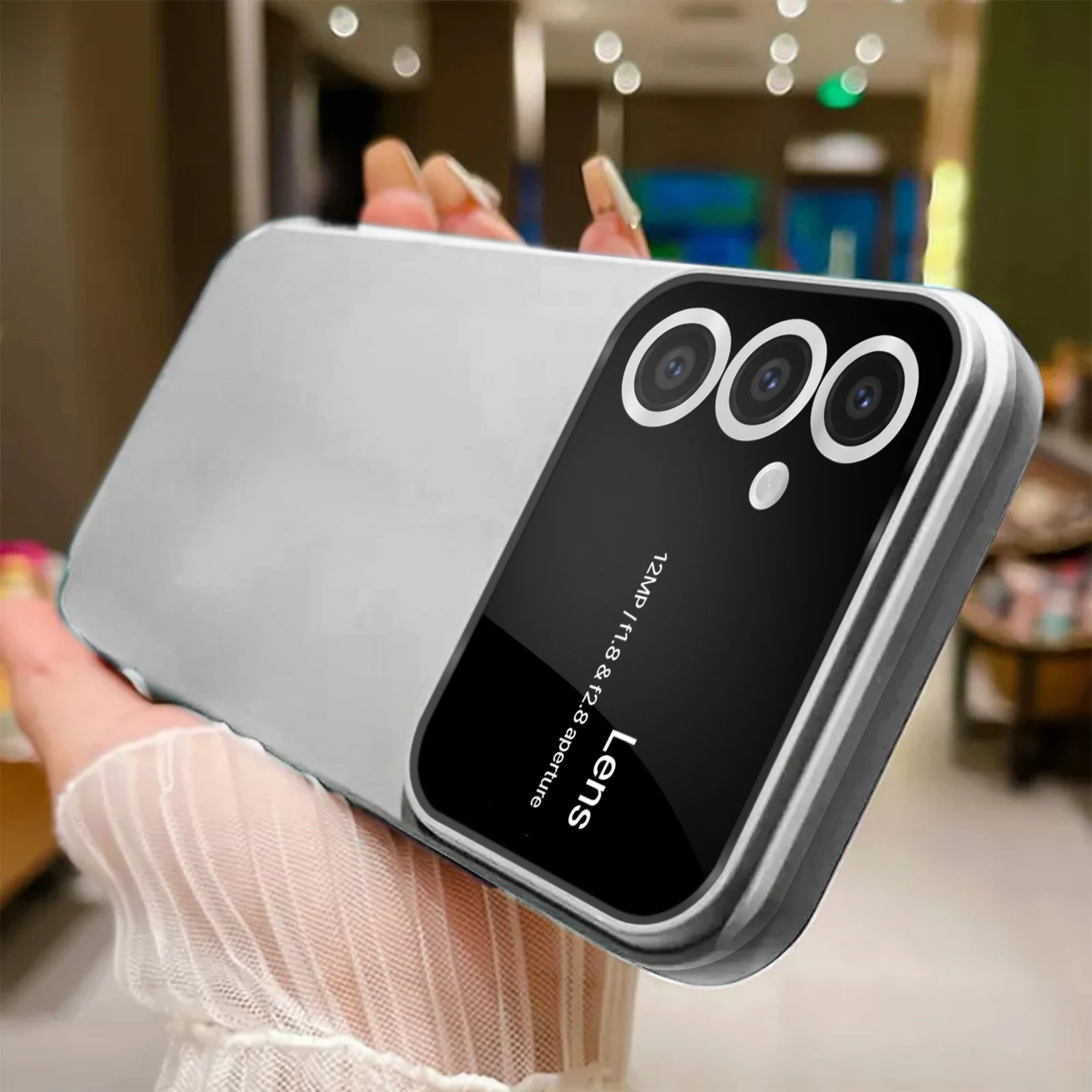 Vaku ® Samsung Galaxy S23 FE Polarized Large Window Glass Camera Protector Back Cover - Image 9