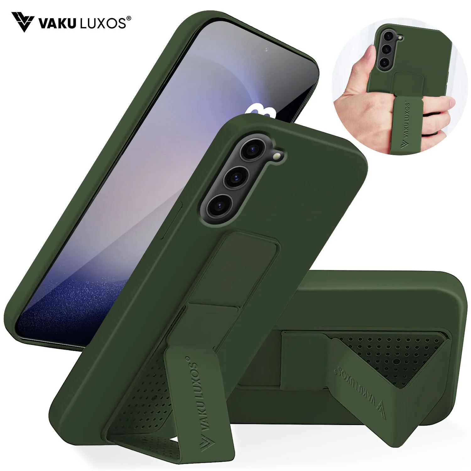 Vaku ® Samsung Galaxy S23 Harbor Grip Multi-Functional TPU Back Cover - Image 3