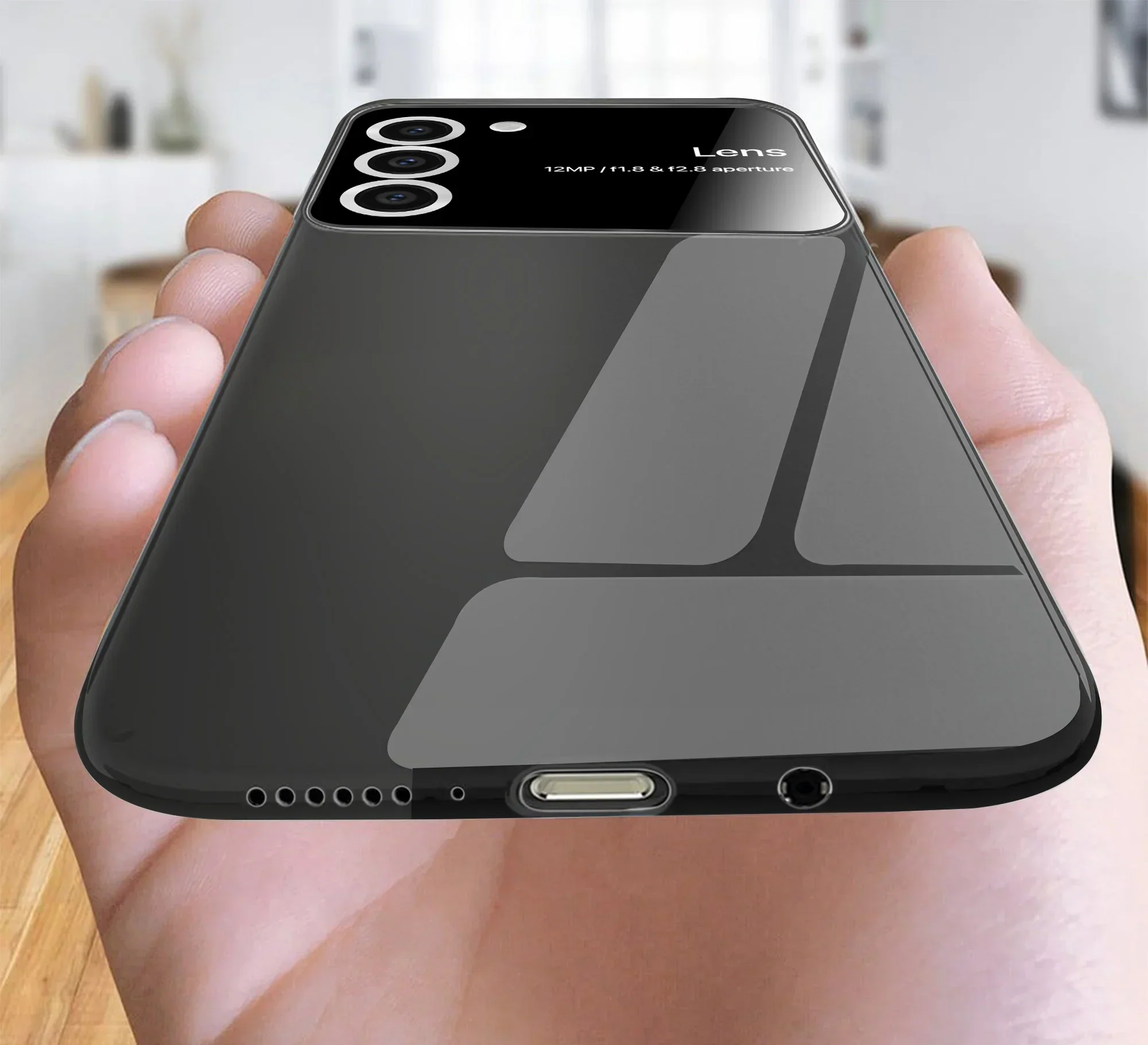 Vaku ® Samsung Galaxy S23 Polarized Large Window Glass Camera Protector Back Cover - Image 13