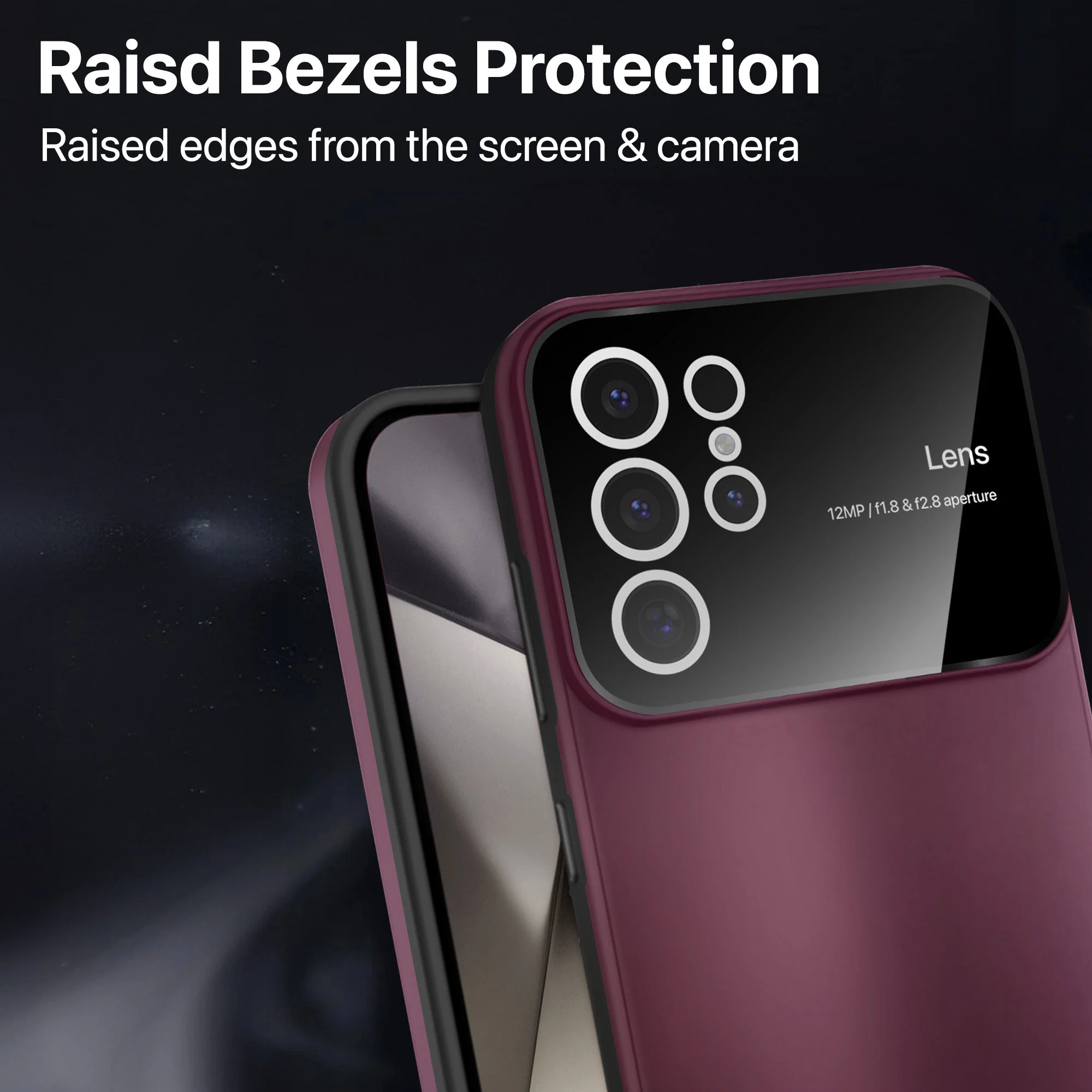 Vaku ® Samsung Galaxy S23 Ultra Polarized Large Window Glass Camera Protector Back Cover - Image 20
