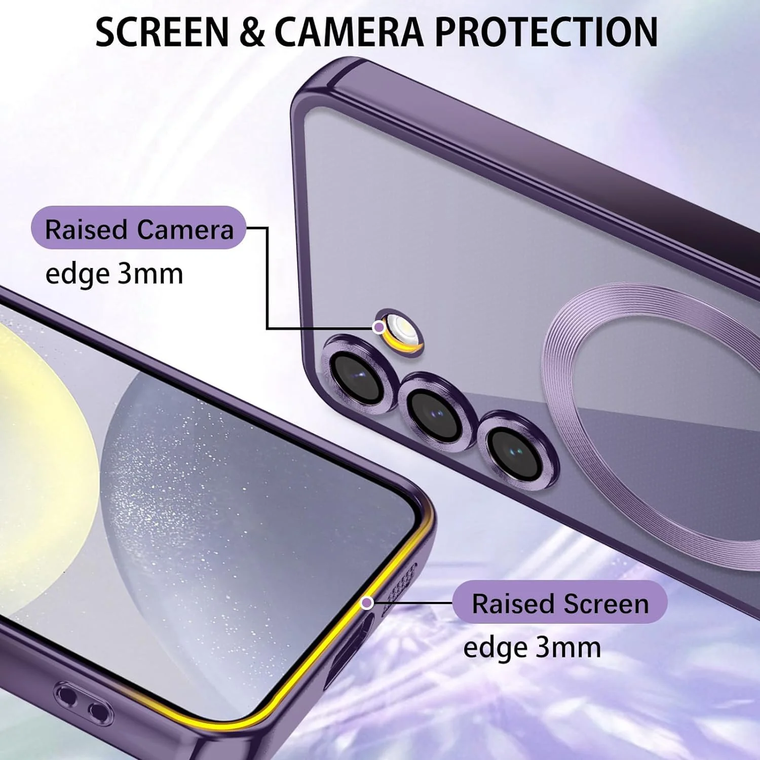Vaku Ā® Samsung Galaxy S24 Plus Luxury Electroplated Magnetic Magsafe Back Cover - Image 5