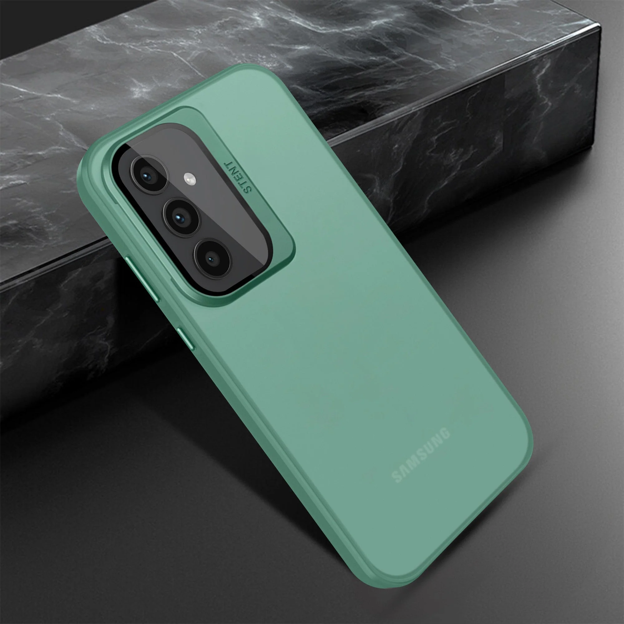 Vaku ® Samsung Galaxy S24 Plus Rime Frosted Translucent Back Cover - Image 5