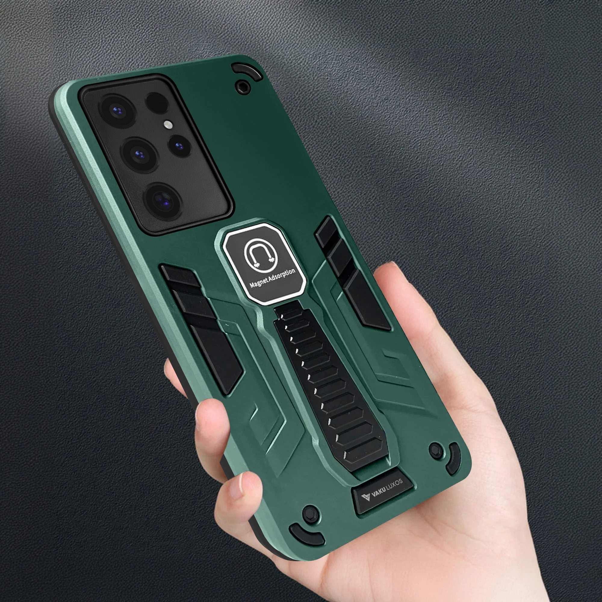 Vaku ® Samsung Galaxy S24 Ultra Valor Military Grade Shockproof Back Cover - Image 8
