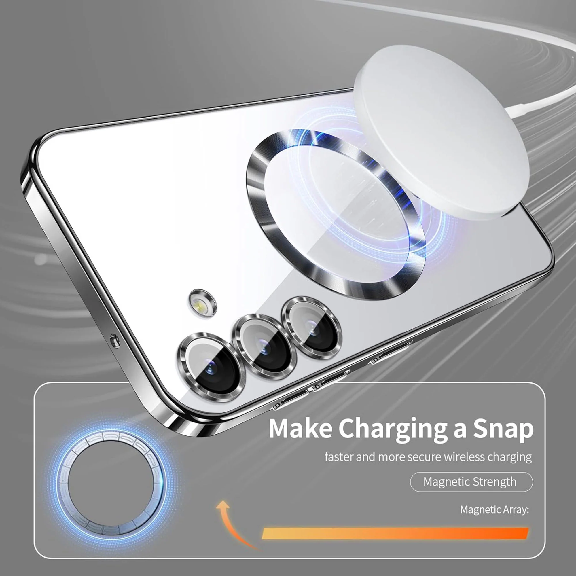 Vaku Ā® Samsung Galaxy S25 Luxury Electroplated Magnetic Magsafe Back Cover - Image 7