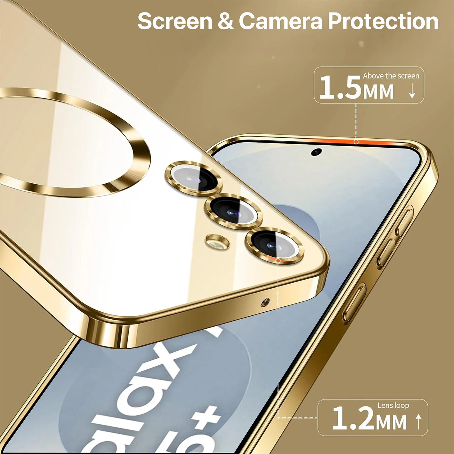 Vaku Ā® Samsung Galaxy S25 Plus Luxury Electroplated Magnetic Magsafe Back Cover - Image 5