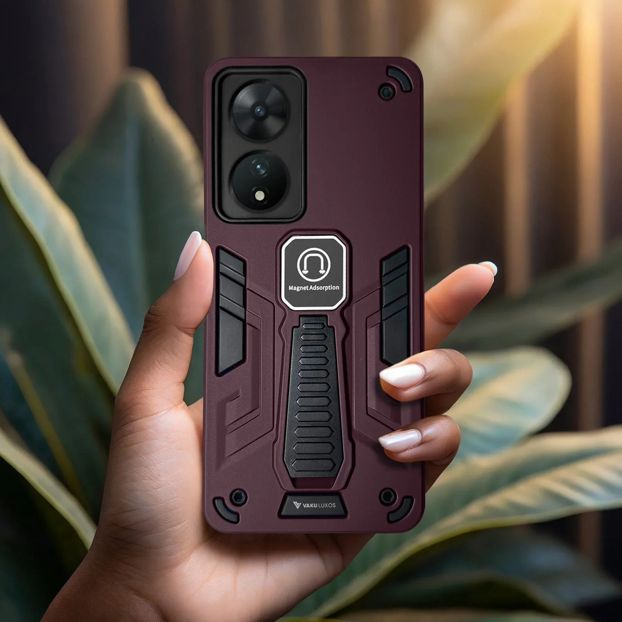Vaku ® Vivo T2 5G Valor Military Grade Shockproof Back Cover - Image 3