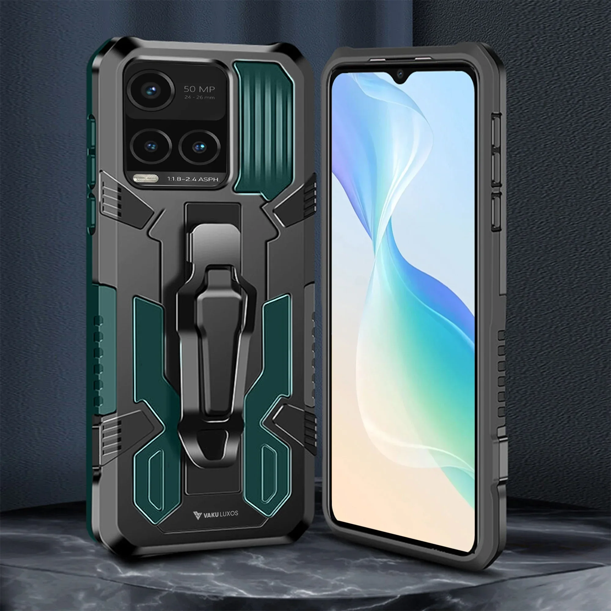 Vaku ® Vivo Y21 Vanguard Military Grade Back Cover - Image 3