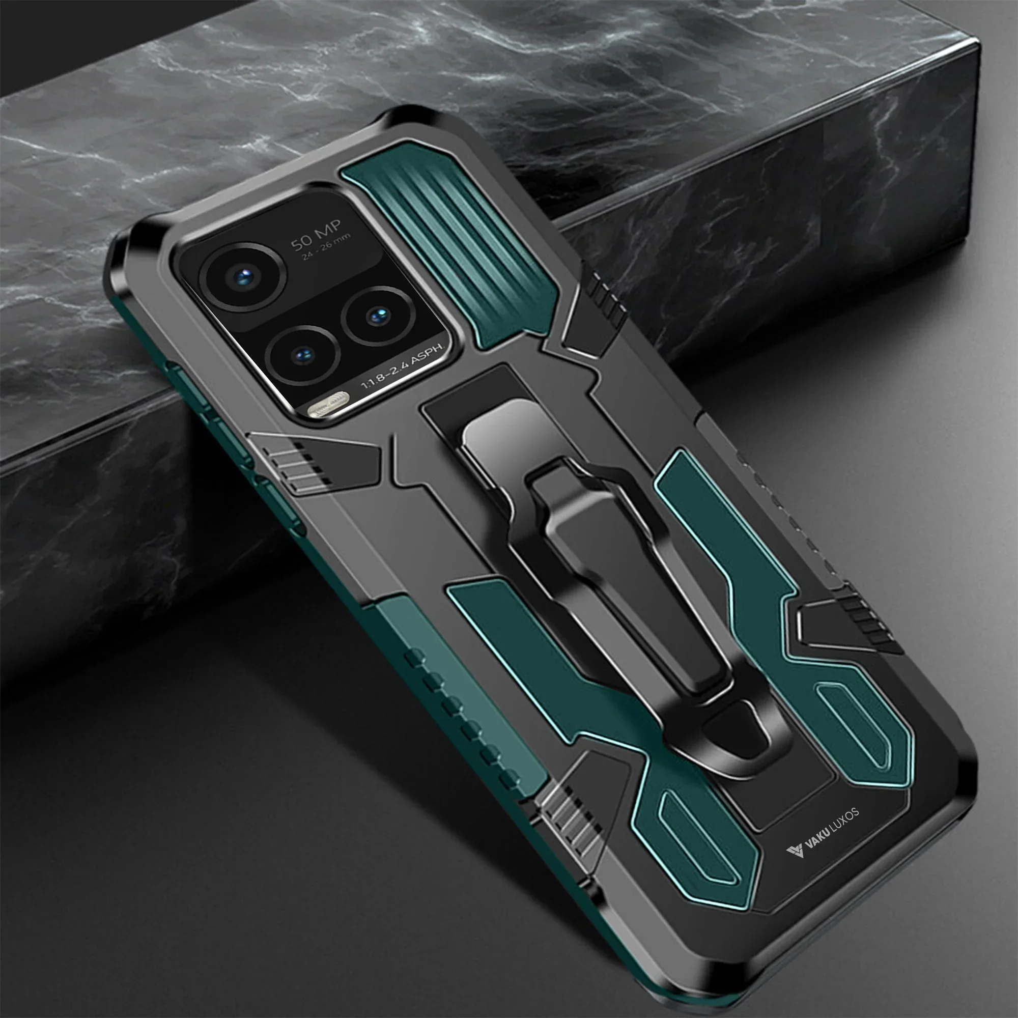 Vaku ® Vivo Y21T Vanguard Military Grade Back Cover - Image 2