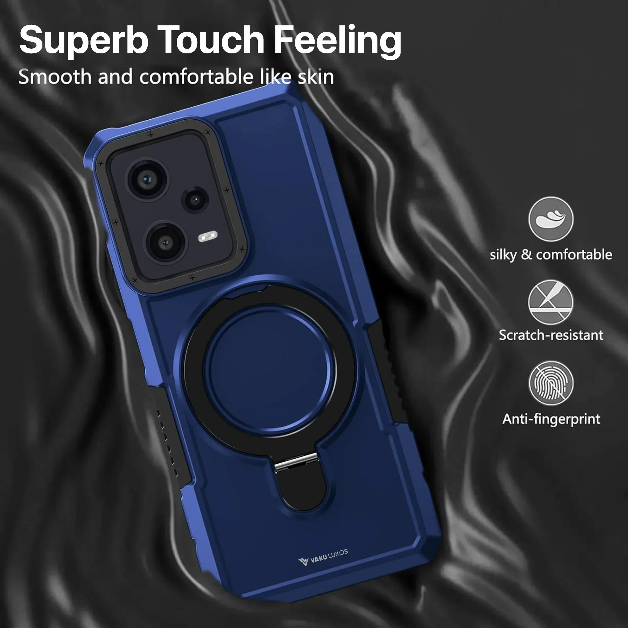 Vaku ® Xiaomi Redmi Note 12 Pro Astor Military Grade Armor Protective Back cover - Image 13