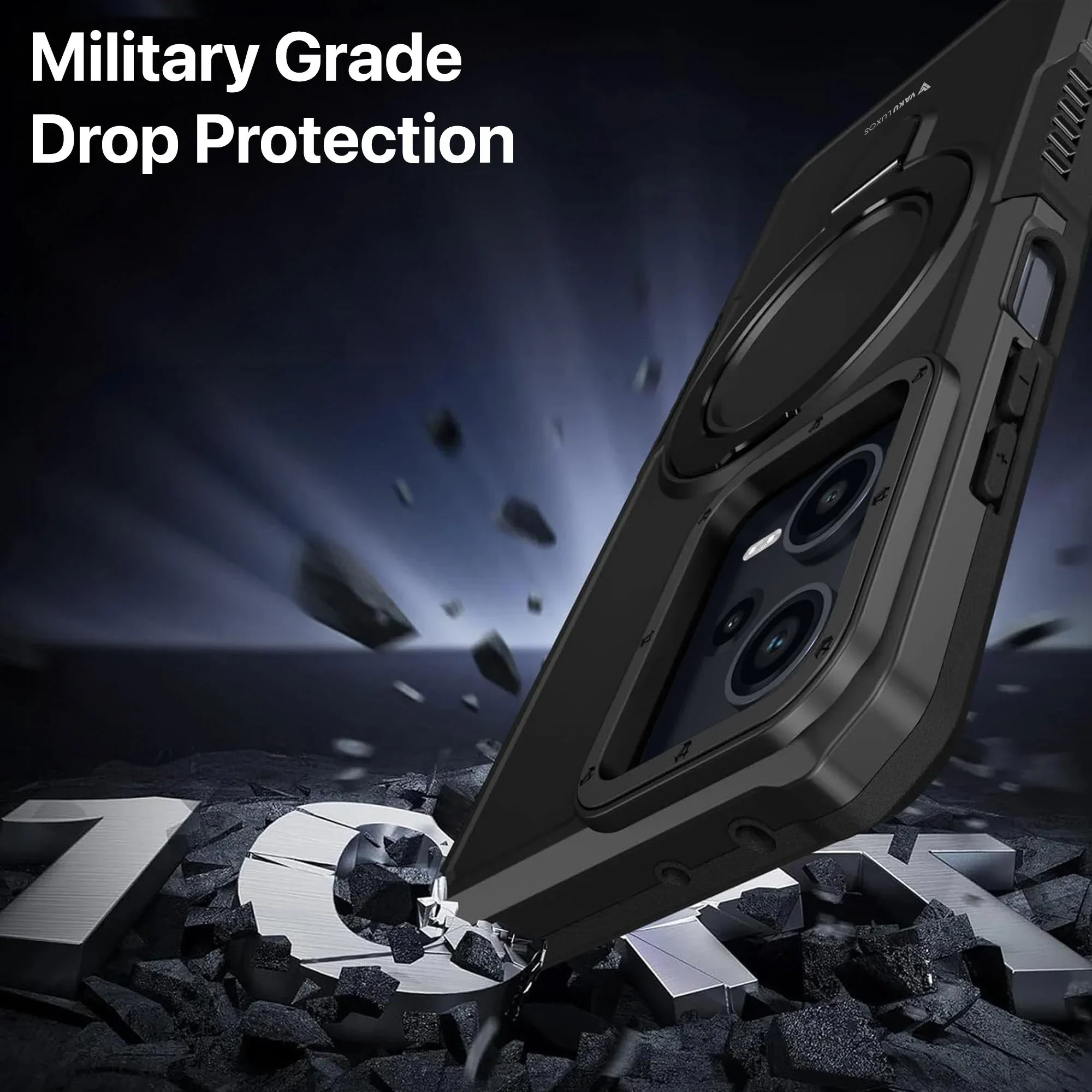 Vaku ® Xiaomi Redmi Note 12 Pro Plus 5G Astor Military Grade Armor Protective Back cover - Image 10