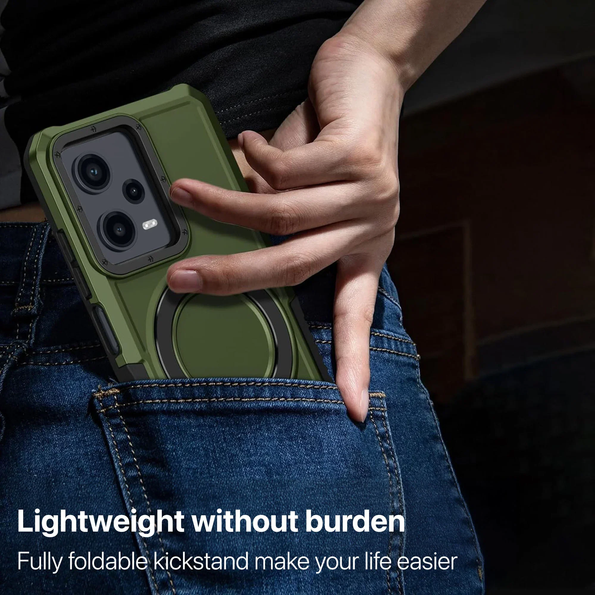 Vaku ® Xiaomi Redmi Note 12 Pro Plus 5G Astor Military Grade Armor Protective Back cover - Image 5