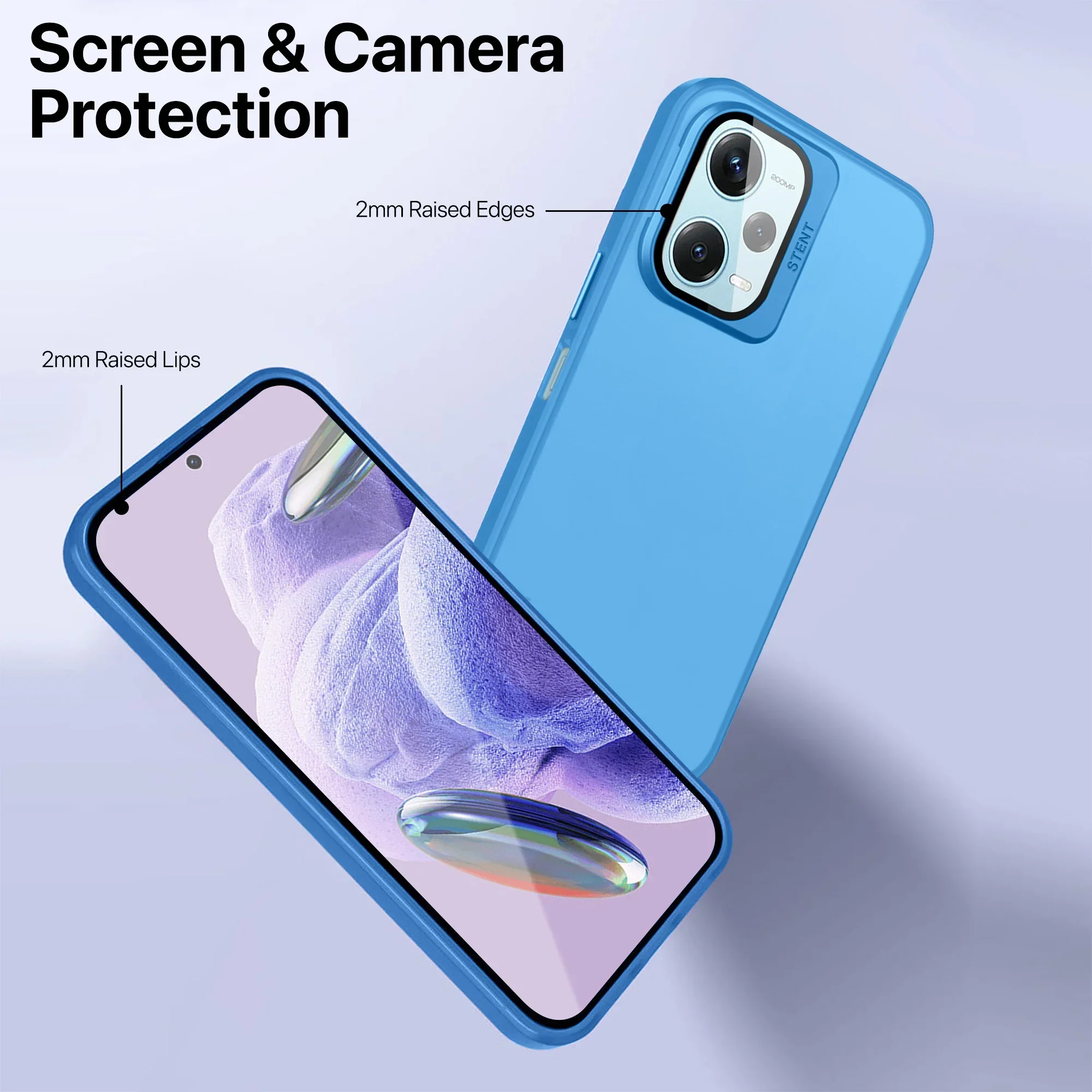 Vaku ® Xiaomi Redmi Note 12 Pro Rime Frosted Translucent Back Cover - Image 11