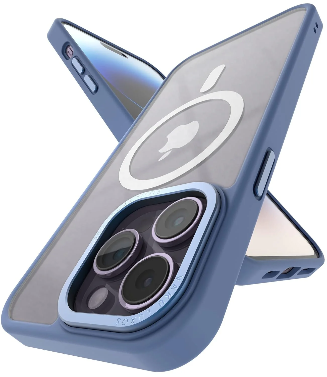 Vaku Luxos ® Apple iPhone 14 Pro Translucent MagPro Armor Back Cover