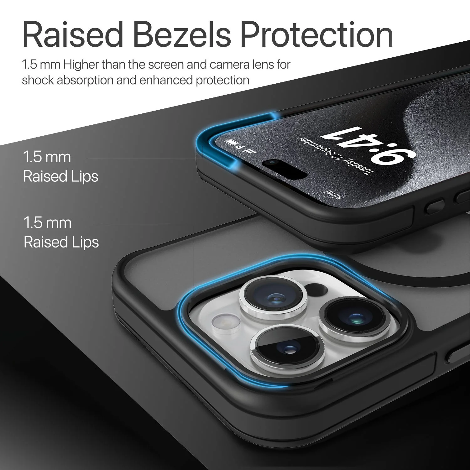 Vaku Luxos ® Apple iPhone 15 Pro Elemento MagPro Drop Protection Back Cover - Image 3