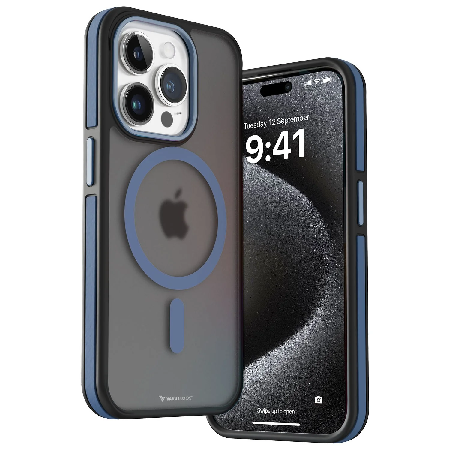Vaku Luxos ® Apple iPhone 15 Pro Max Elemento MagPro Drop Protection Back Cover