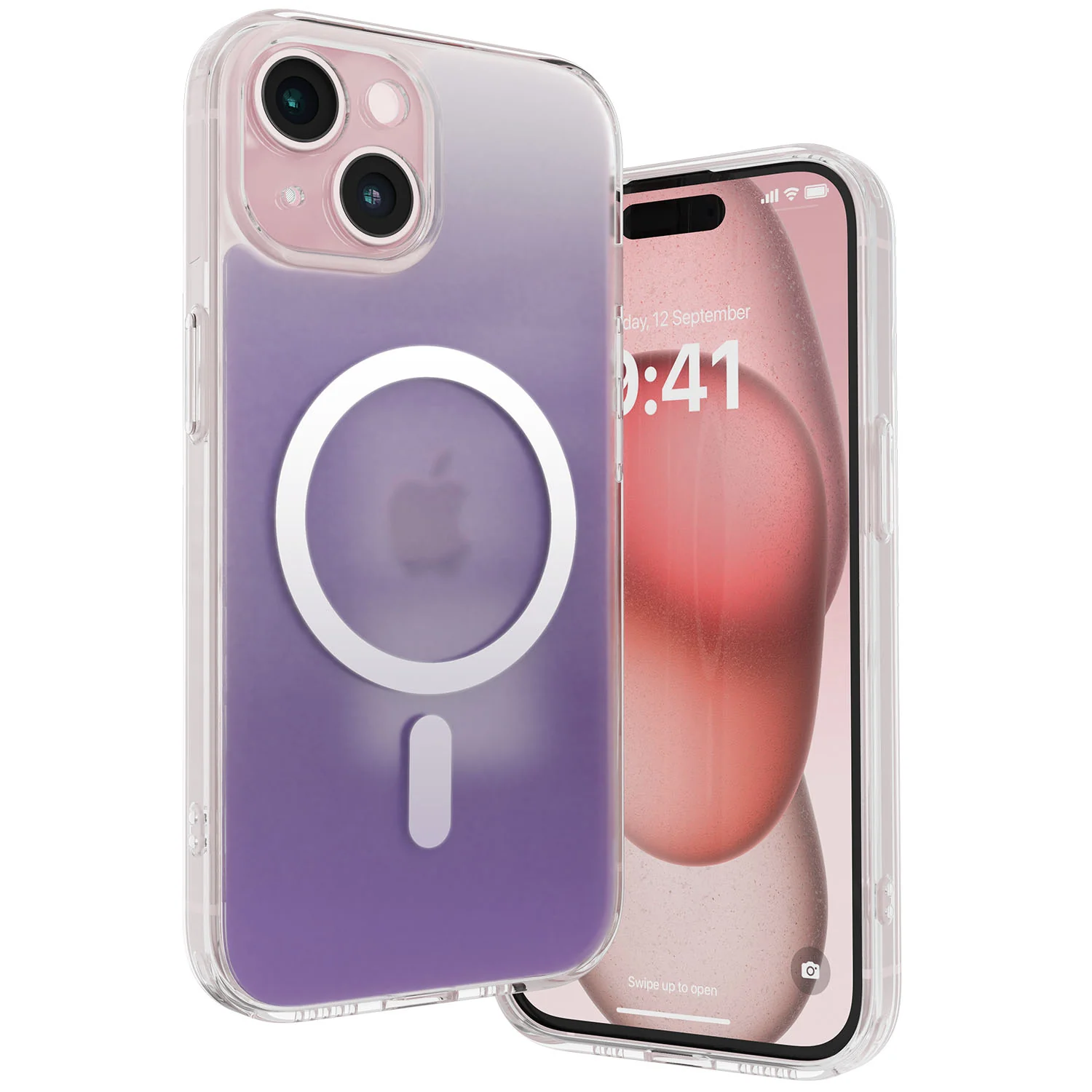 Vaku Luxos ® Apple iPhone 15 Zurich Dual Colored Magsafe Series Back Cover - Image 7