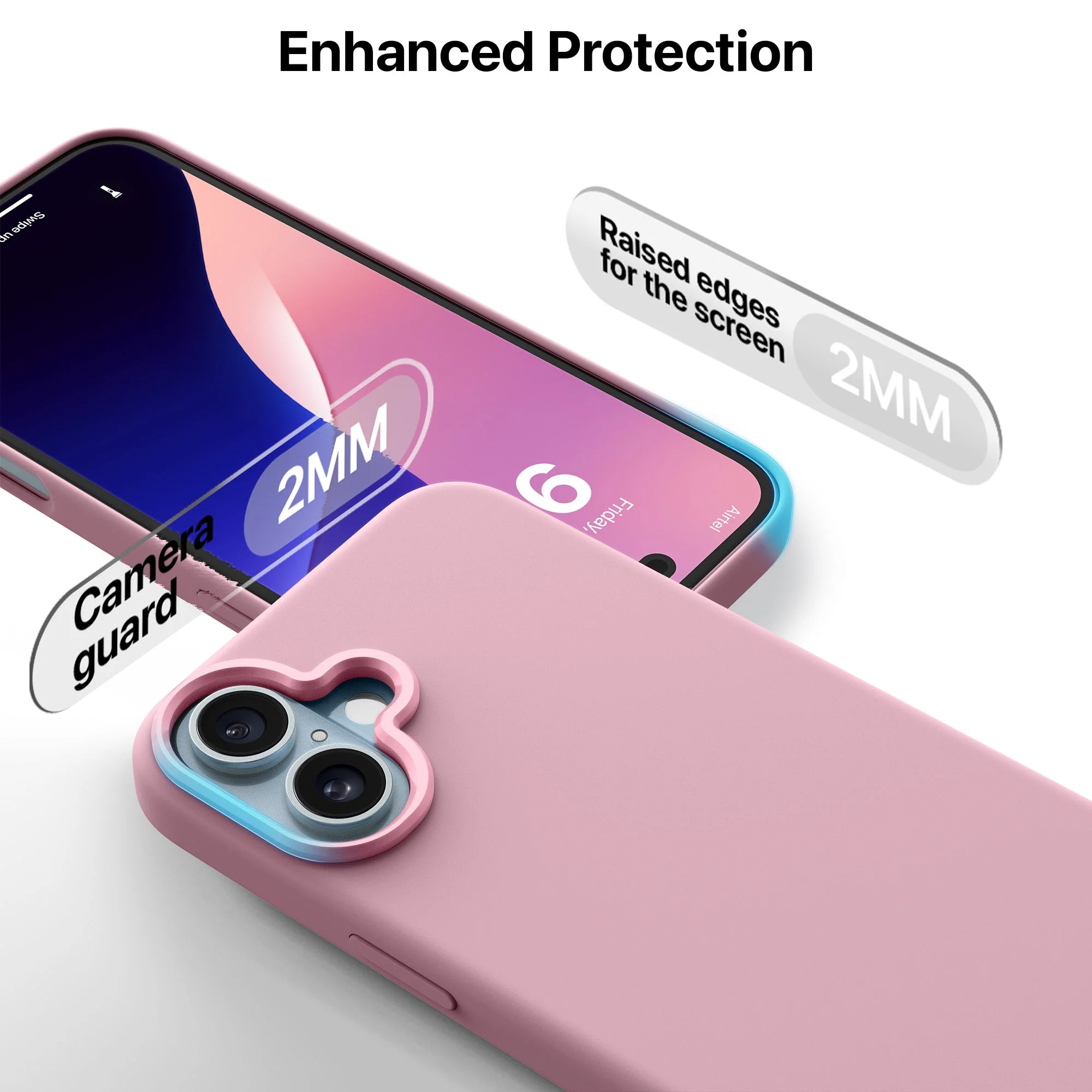 Vaku Luxos ® Apple iPhone 16 Plus Liquid Silicone Back Cover - Image 5