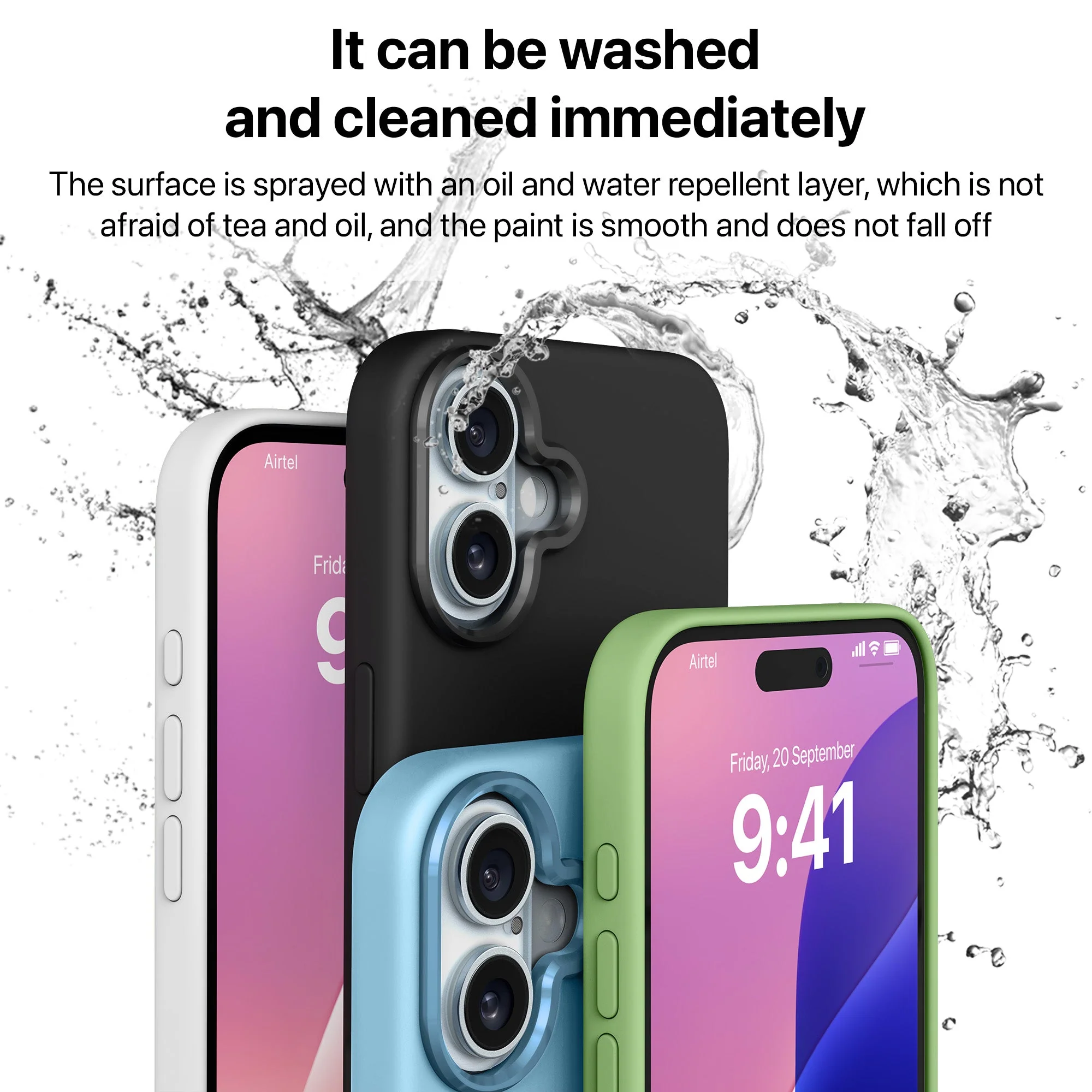 Vaku Luxos ® Apple iPhone 16 Plus Liquid Silicone Back Cover - Image 8