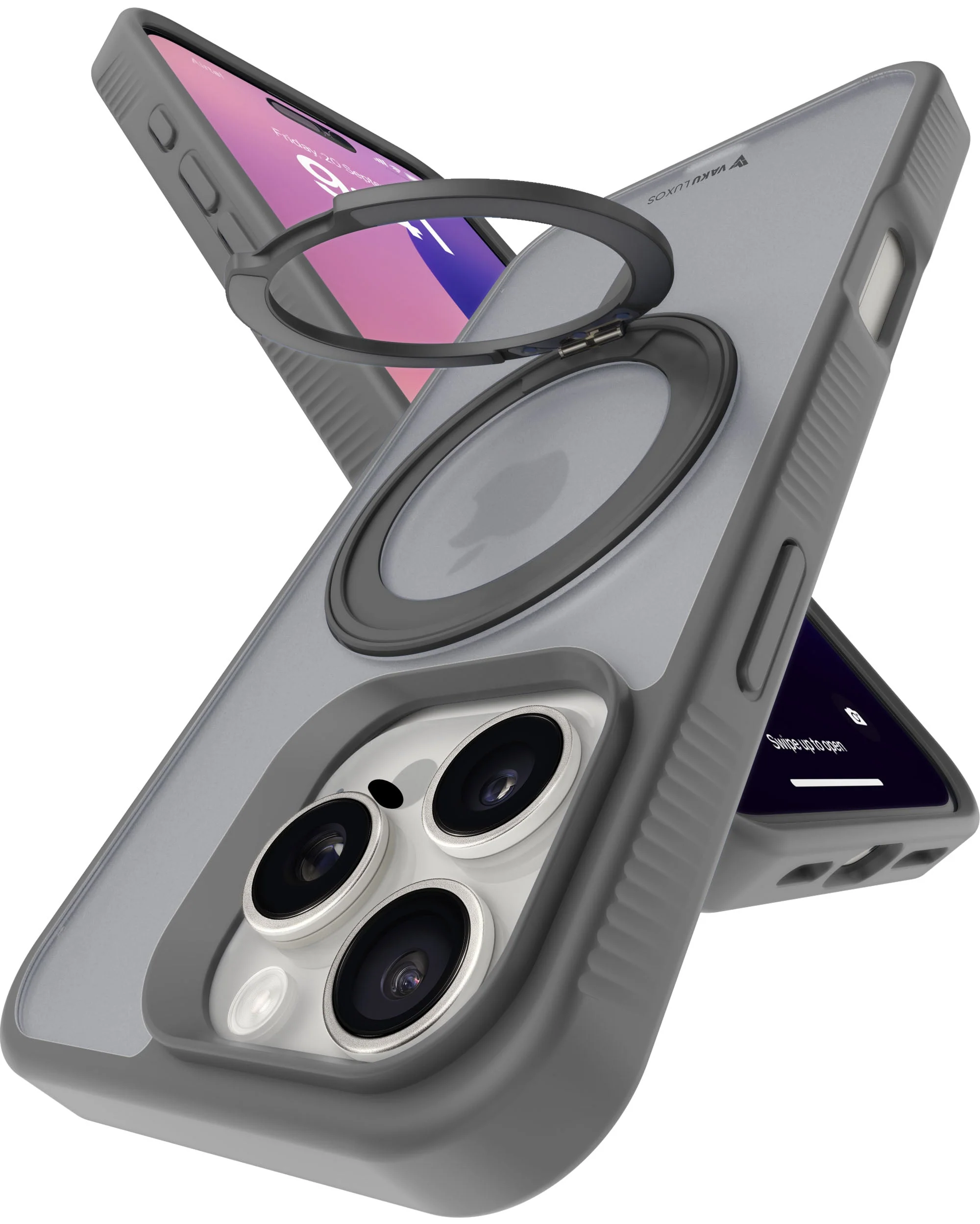 Vaku Luxos ® Apple iPhone 16 Pro Castros MagPro Military-Grade Protection Back Cover - Image 3