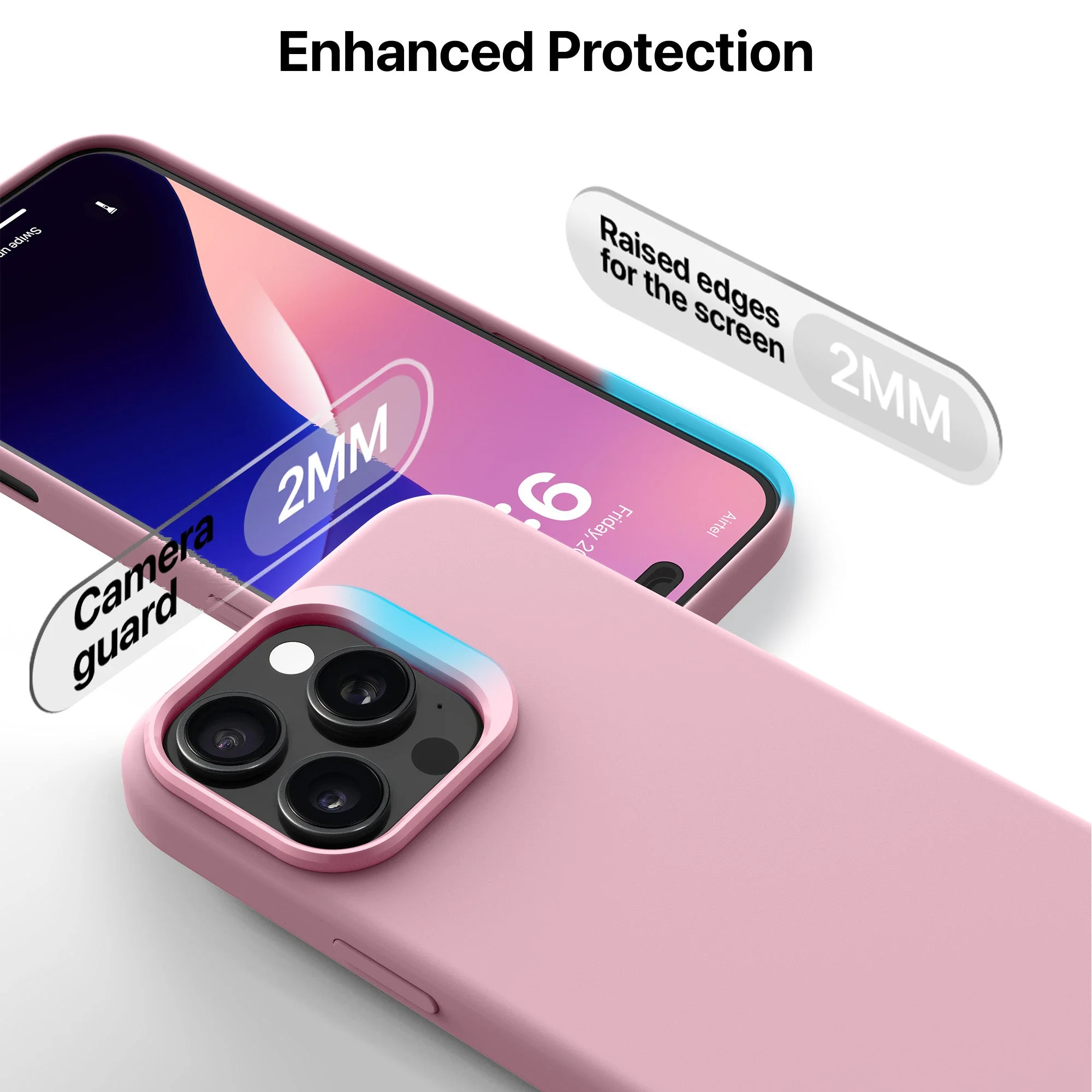 Vaku Luxos ® Apple iPhone 16 Pro Liquid Silicone Back Cover - Image 9