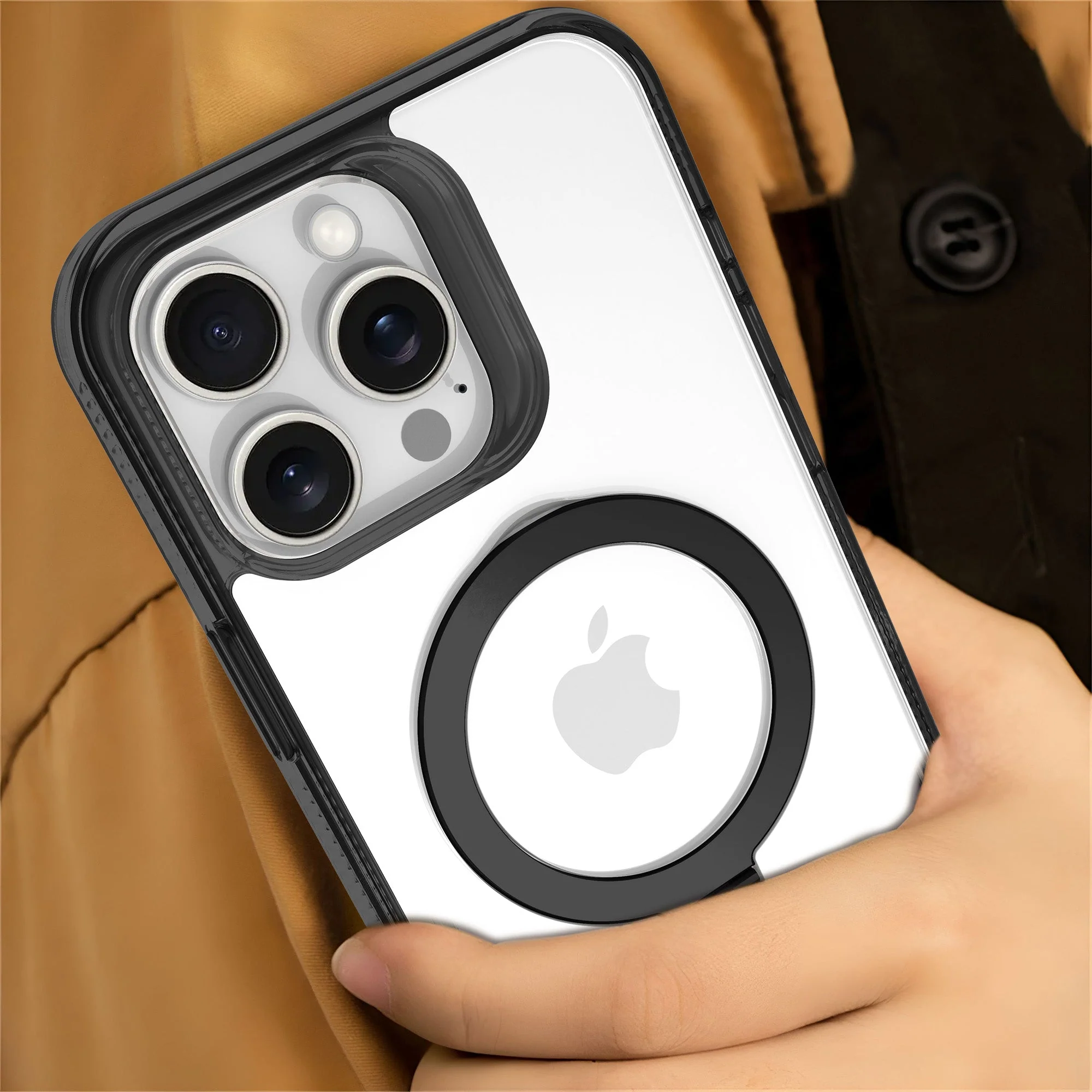 Vaku Luxos ® Apple iPhone 16 Pro Max Solace MagPro Military-Grade Protection Back Cover - Image 6