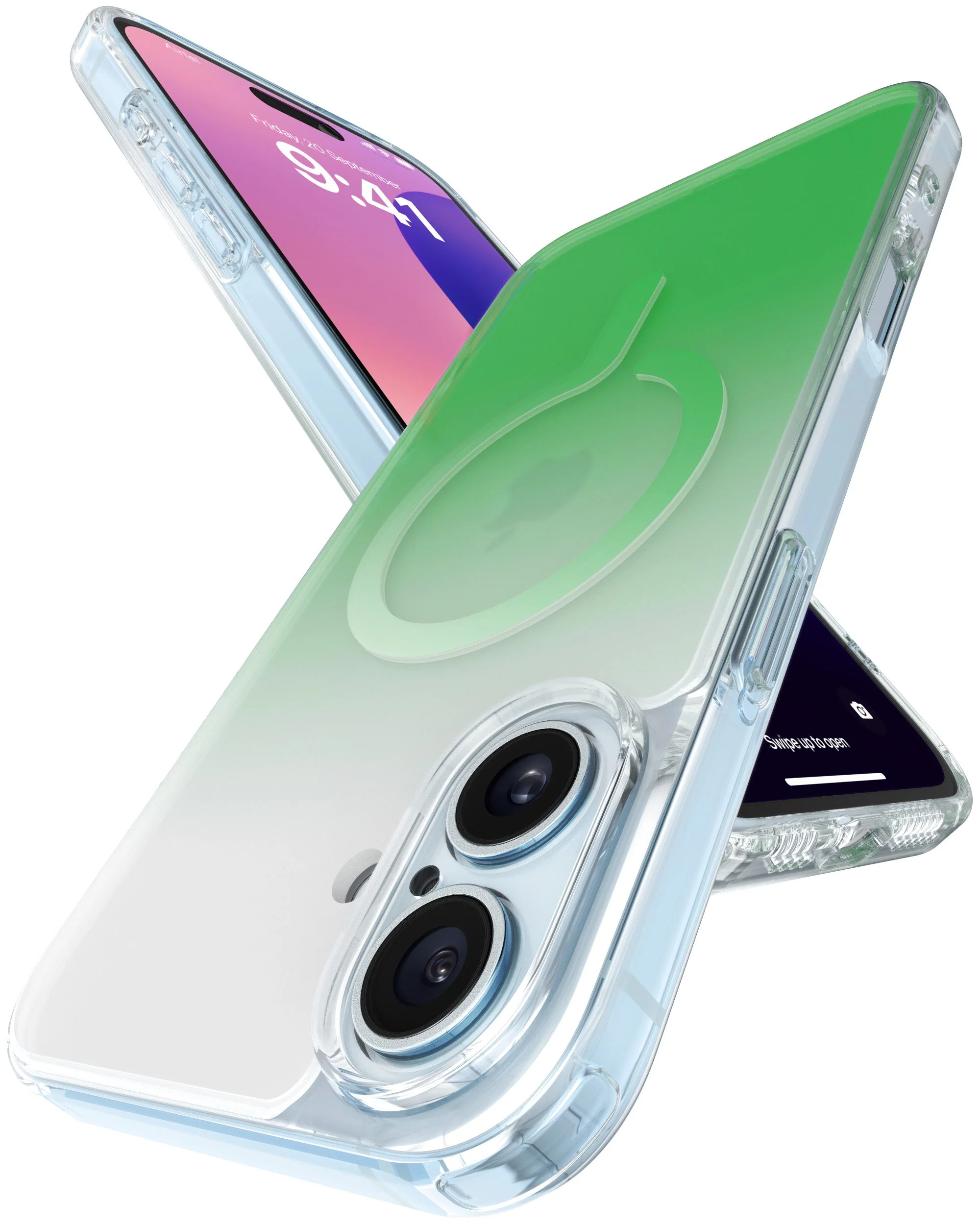 Vaku Luxos ® Apple iPhone 16 Zurich Dual Colored Magsafe Series Back Cover - Image 9