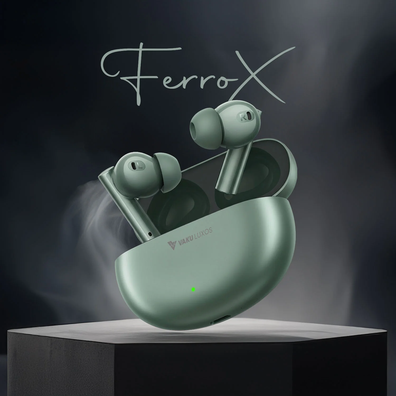 Vaku Luxos ® FERROX True Wireless Earbuds with Smart Touch Controls - Image 2