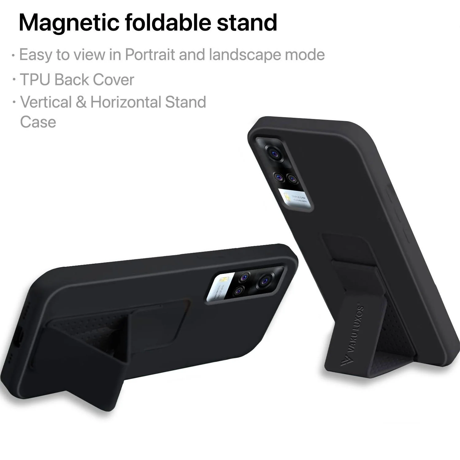 Vaku ® Vivo Y53s Harbor Grip Multi-Functional TPU Back Cover - Image 10